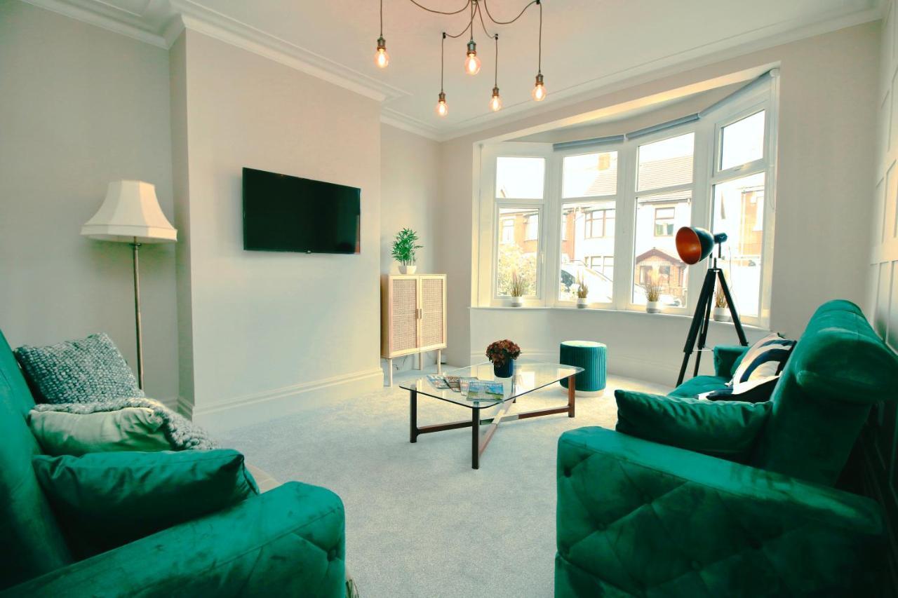 Xxhot Tubxx 4Bed Semi, Sleeps 8, 2 Bathrooms Blackpool Exterior photo